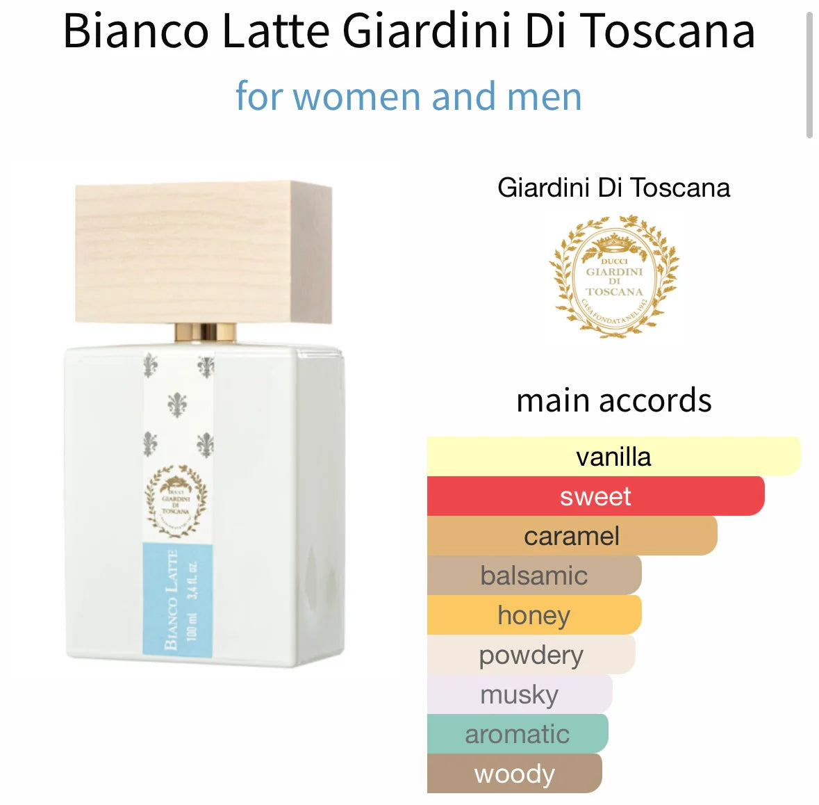 GDT Bianco Latte 1ml-10ml Samples
